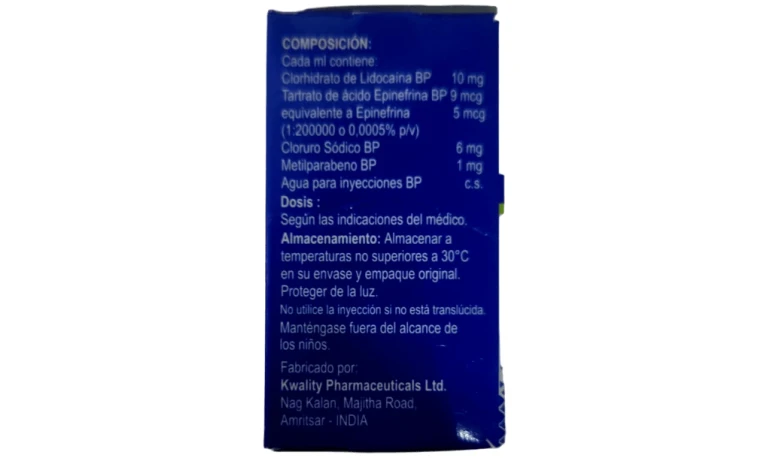 Lidocaina 1 Epinefrina 1 200000 3