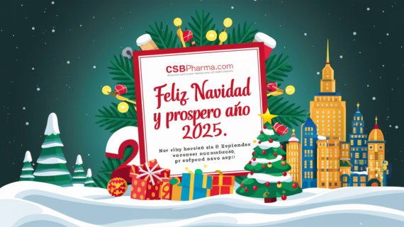 ¡Feliz Navidad y Próspero Año Nuevo 2025 de parte de CSB Pharma!